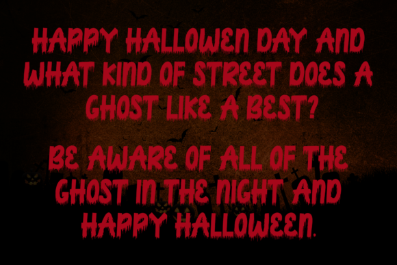Death Party Font - Preview 5