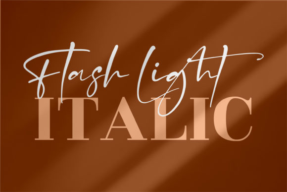 Flash Light Font - Preview 1