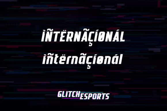 Glitch Esports Font - Preview 1