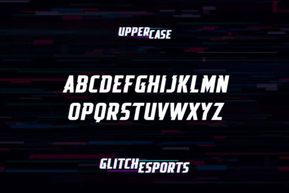 Glitch Esports Font - Preview 3