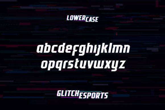 Glitch Esports Font - Preview 4