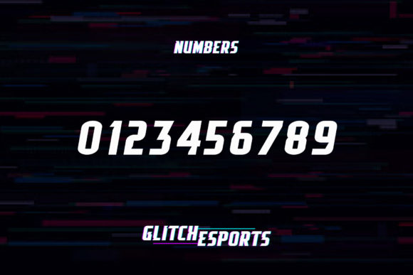 Glitch Esports Font - Preview 5