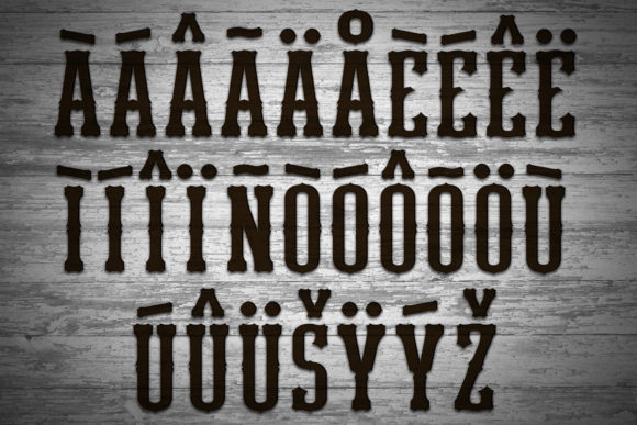Homeplate Font PNG with transparent background - Preview 1