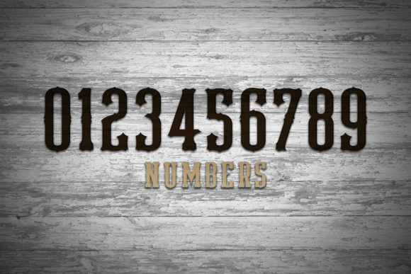 Homeplate Font PNG with transparent background - Preview 2