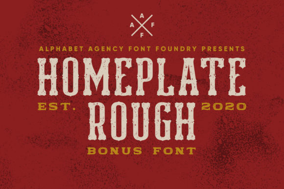 Homeplate Font PNG with transparent background - Preview 4