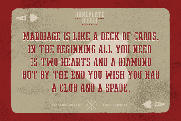 Homeplate Font PNG with transparent background - Preview 5