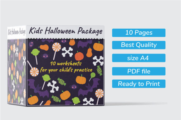 Kindergarten Practice Halloween Set