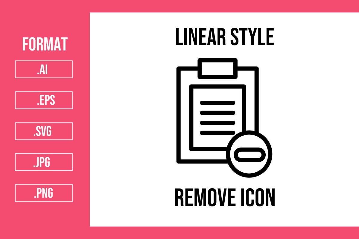 Remove Icon Graphic by mhd.usman00 · Creative Fabrica