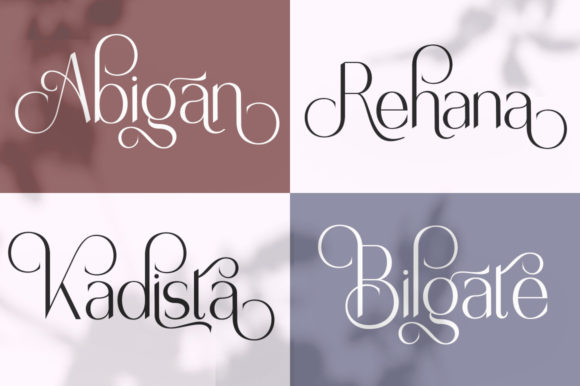 Abigan Font - Preview 3
