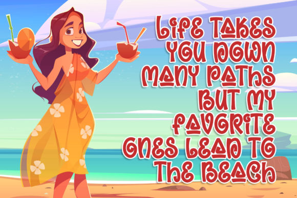 Aloha Dance Font - Preview 2