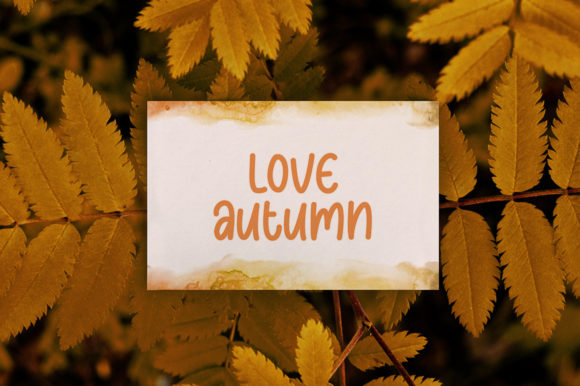 Autumn Leaves Font - Preview 2