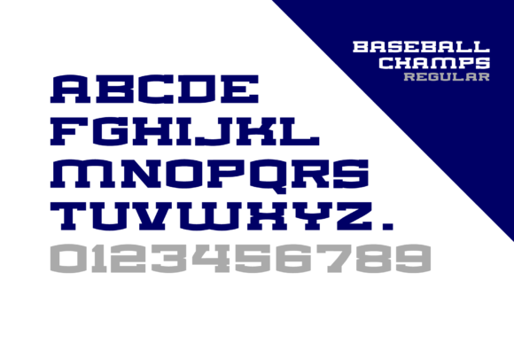 Baseball Champs Font - Preview 1