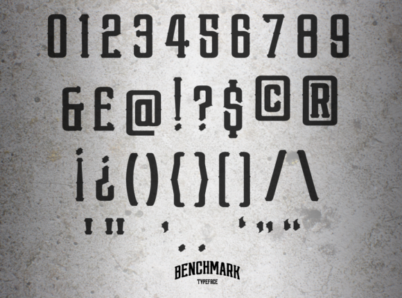 Benchmark Font - Preview 3