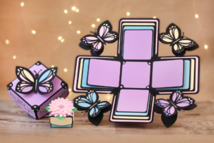 Butterfly Exploding Box 3D · Creative Fabrica