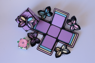 Butterfly Exploding Box 3D · Creative Fabrica