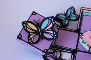 Butterfly Exploding Box 3D · Creative Fabrica
