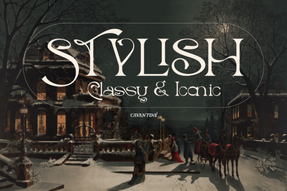 Cavantine Font - Preview 4