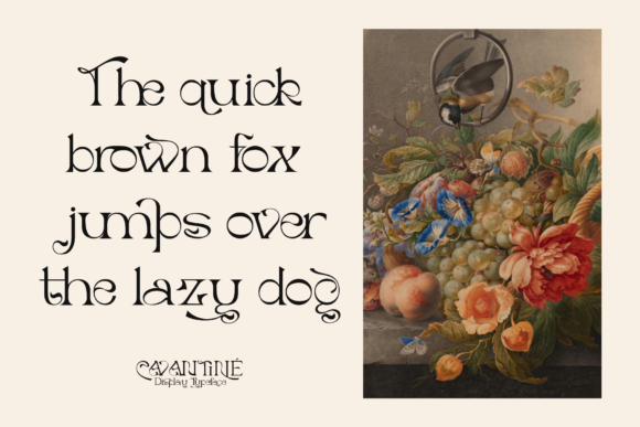 Cavantine Font - Preview 6