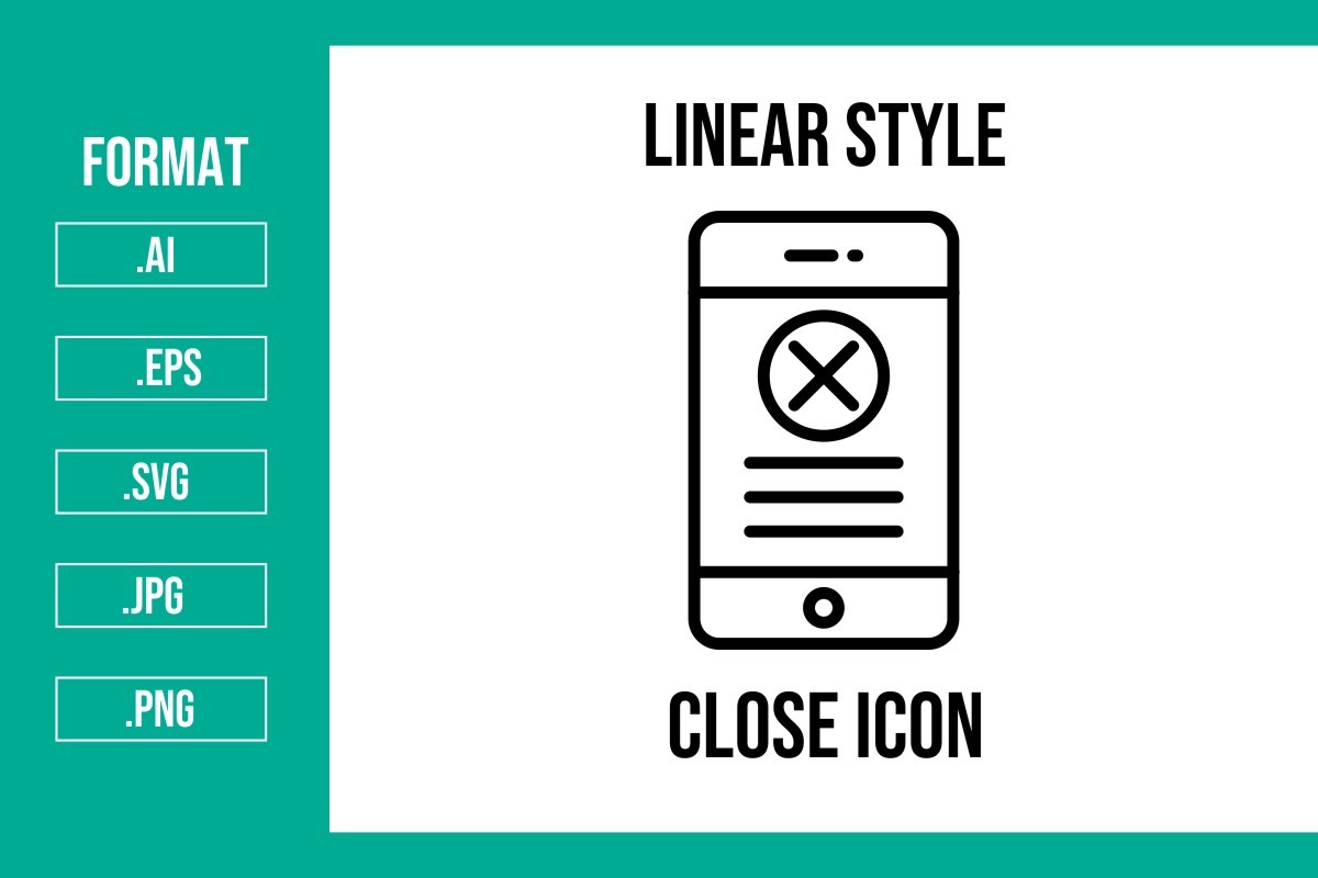 Close Icon Graphic by mhd.usman00 · Creative Fabrica