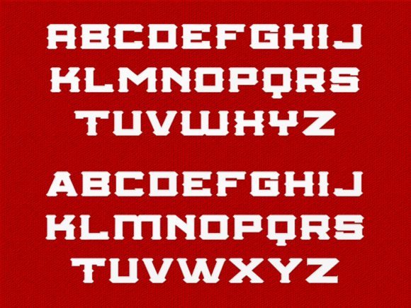 College Championship Font PNG with transparent background - Preview 4