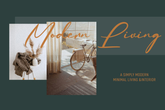 Contoursy Signature Font font preview - 5