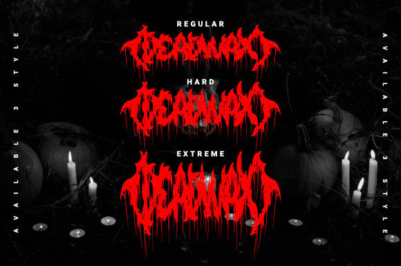 Deadwax Font - Preview 1