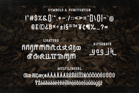 Destro Font - Preview 2