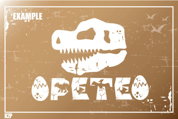 Dinopark Font - Preview 6