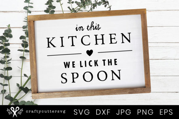 Farmhouse Kitchen Sign | Home Decor Clipart | Baking