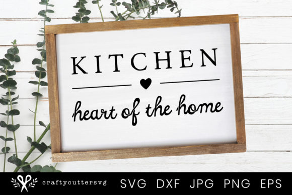 Farmhouse Kitchen Sign | Kitchen Heart of the Home