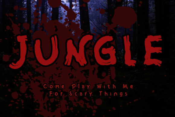 Ghost Death Font PNG with transparent background - Preview 2