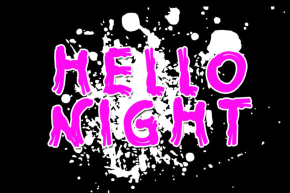Ghost Death Font PNG with transparent background - Preview 3