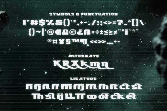Last Mission Font PNG with transparent background - Preview 2