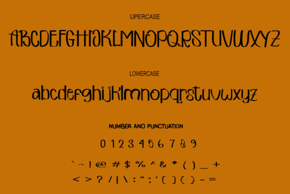 Magic Fishing Font PNG with transparent background - Preview 2