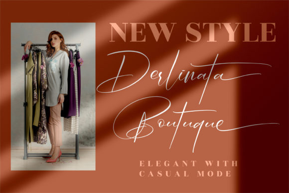 Rockystyle Signature Font PNG with transparent background - Preview 2