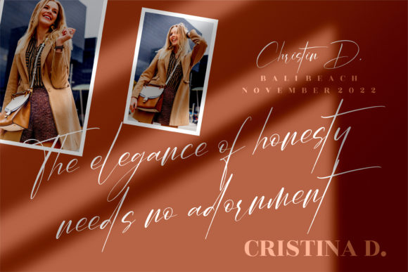 Rockystyle Signature Font PNG with transparent background - Preview 6
