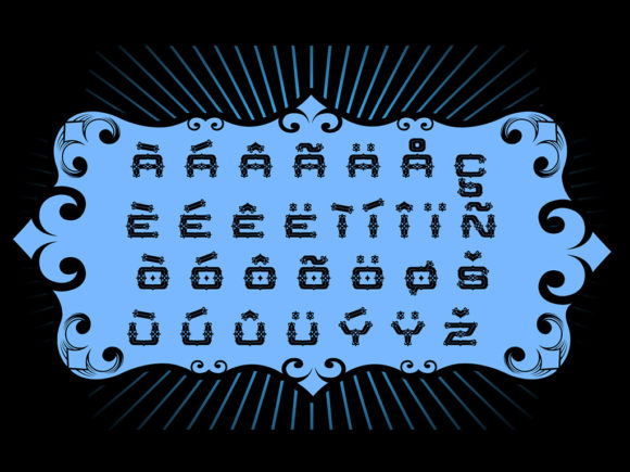 Santa Rosa Font PNG with transparent background - Preview 2