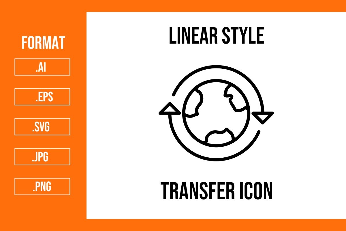 Transfer Icon Graphic by mhd.usman00 · Creative Fabrica