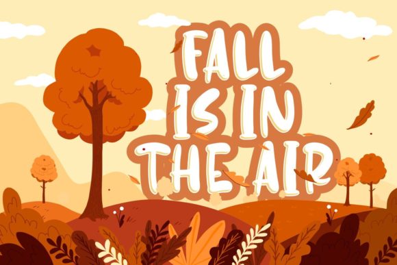 Autumn Blessing Font - Preview 1