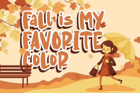 Autumn Blessing Font - Preview 2