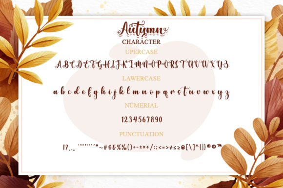 Autumn Font - Preview 3