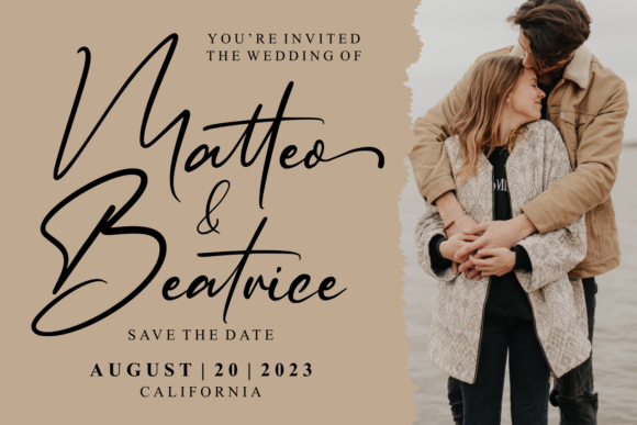 Berlione Signature Font - Preview 1