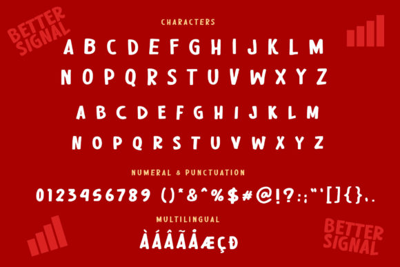 Better Signal Font - Preview 5