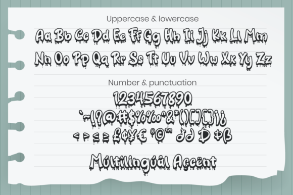 Bloody Ichor Font - Preview 4