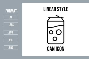 Can Icon Graphic by mhd.usman00 · Creative Fabrica