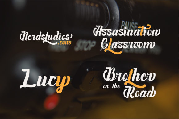 Cassete Script Font - Preview 1