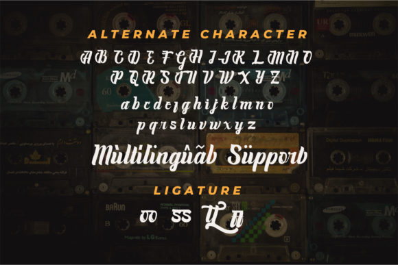 Cassete Script Font - Preview 3