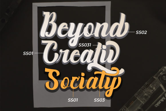 Cassete Script Font - Preview 4