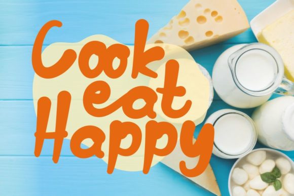 Cheesy Bread Font - Preview 3
