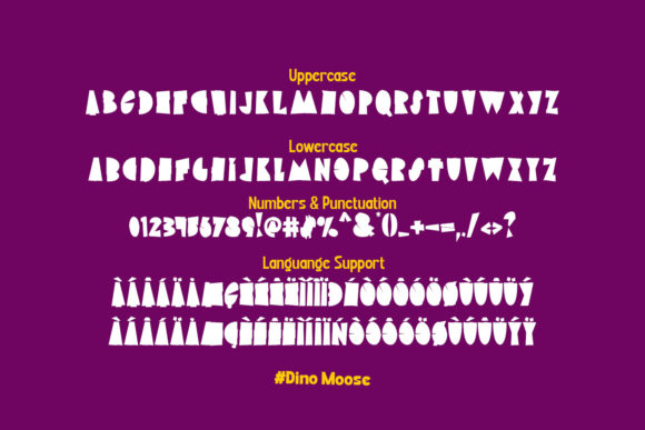 Dino Moose Font - Preview 2
